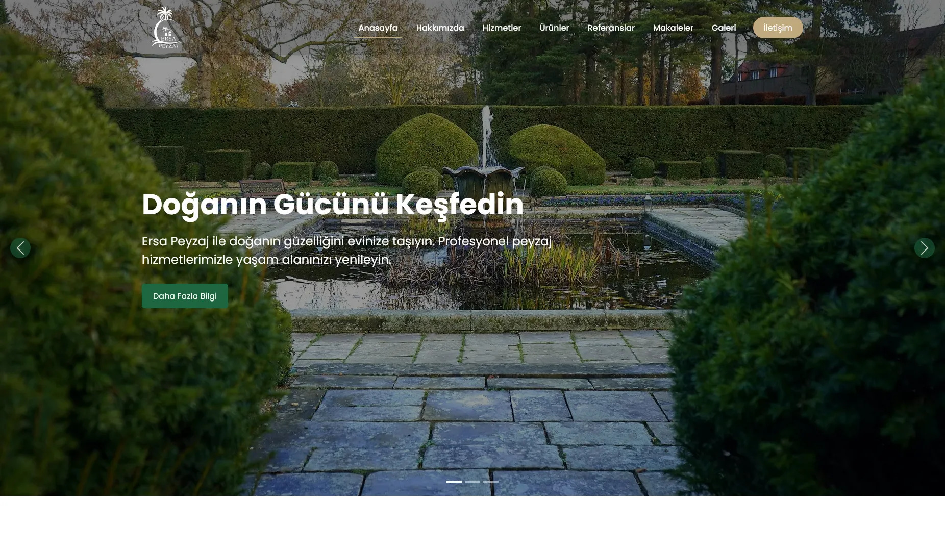 Ersa Peyzaj Web Sitesi