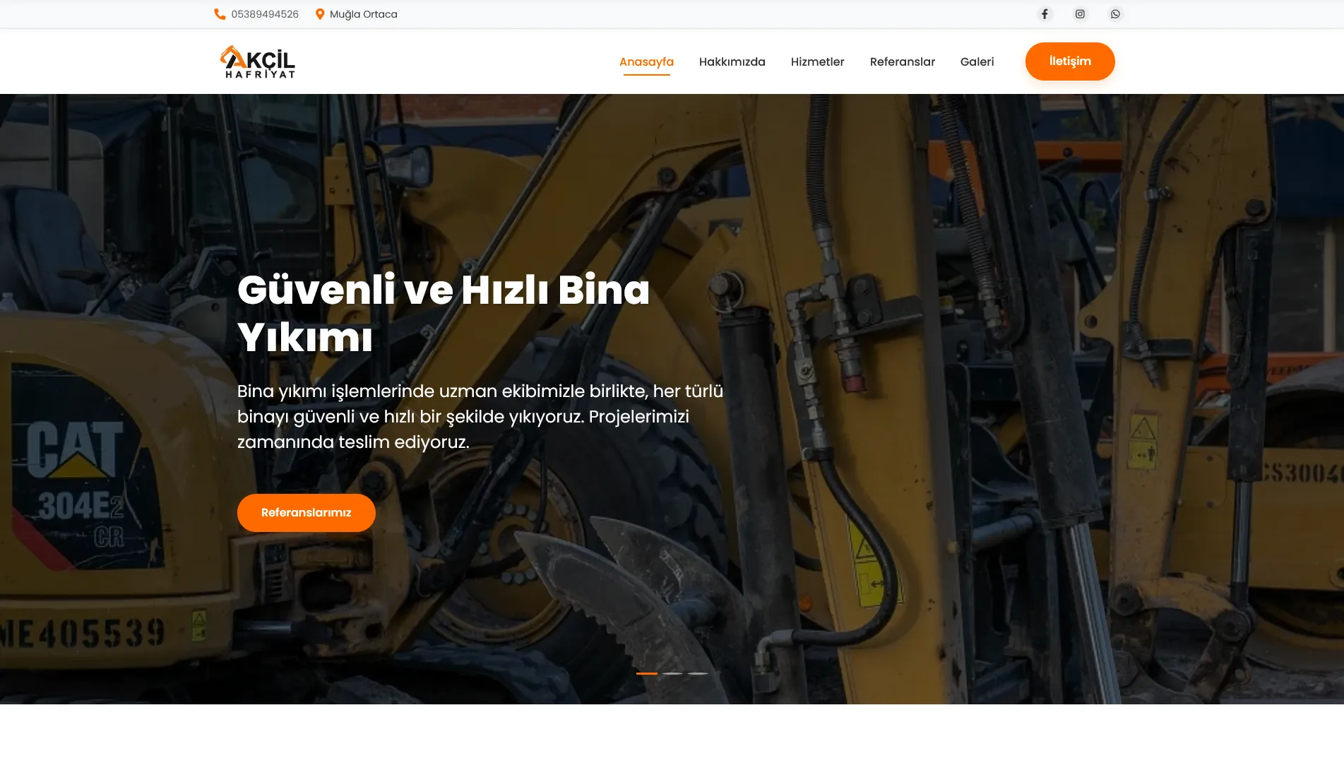 Akçil Hafriyat Web Sitesi